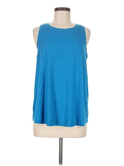 Pre-owned Time And Tru Casual Dress In Blue