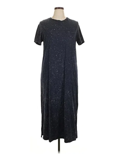 Pre-owned Time And Tru Casual Dress In Blue