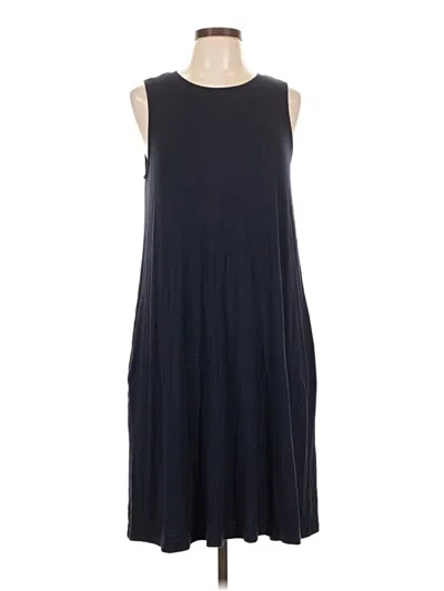 Pre-owned Time And Tru Casual Dress In Blue