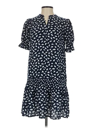 Pre-owned Time And Tru Casual Dress In Blue
