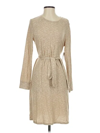 Pre-owned Time And Tru Casual Dress In Brown