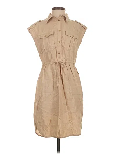 Pre-owned Time And Tru Casual Dress In Brown