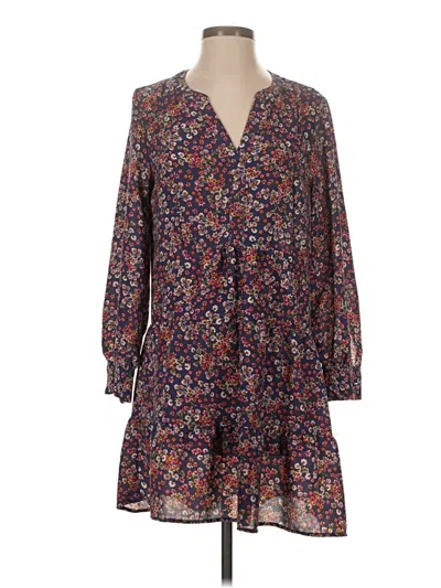 Pre-owned Time And Tru Casual Dress In Brown