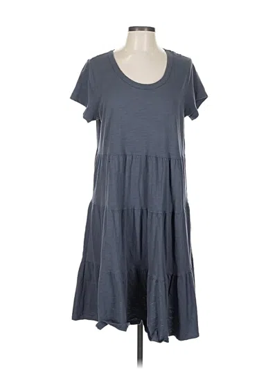 Pre-owned Time And Tru Casual Dress In Gray