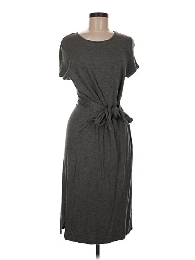Pre-owned Time And Tru Casual Dress In Gray