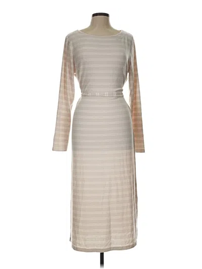 Pre-owned Time And Tru Casual Dress In Gray