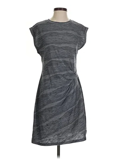 Pre-owned Time And Tru Casual Dress In Gray