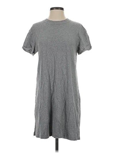Pre-owned Time And Tru Casual Dress In Gray