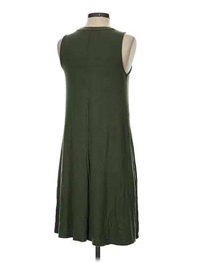 Pre-owned Time And Tru Casual Dress In Green