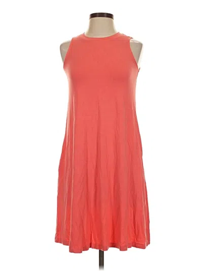Pre-owned Time And Tru Casual Dress In Orange