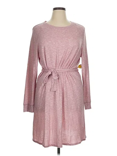 Pre-owned Time And Tru Casual Dress In Pink