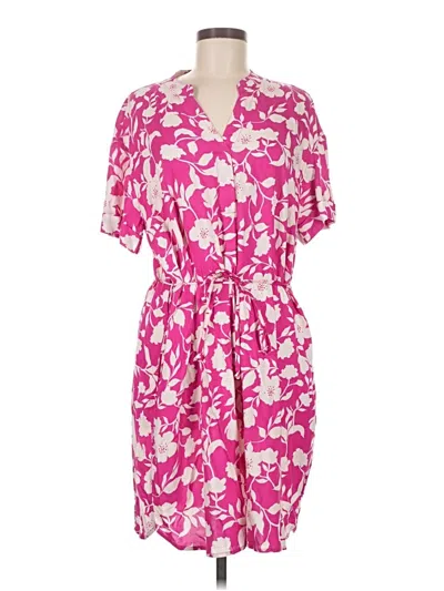 Pre-owned Time And Tru Casual Dress In Pink