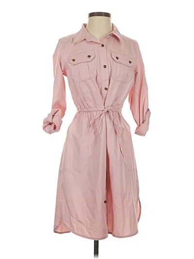 Pre-owned Time And Tru Casual Dress In Pink