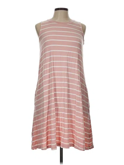 Pre-owned Time And Tru Casual Dress In Pink