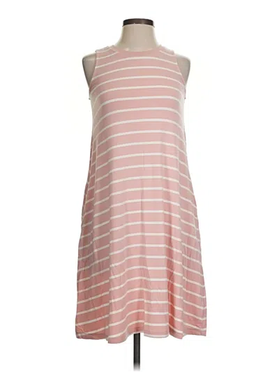 Pre-owned Time And Tru Casual Dress In Pink