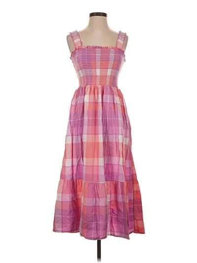 Pre-owned Time And Tru Casual Dress In Pink