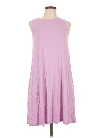 Pre-owned Time And Tru Casual Dress In Purple