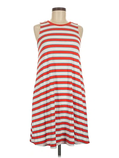 Pre-owned Time And Tru Casual Dress In Red