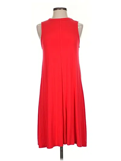 Pre-owned Time And Tru Casual Dress In Red