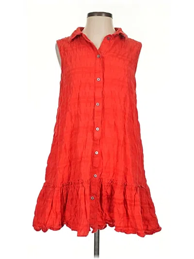 Pre-owned Time And Tru Casual Dress In Red