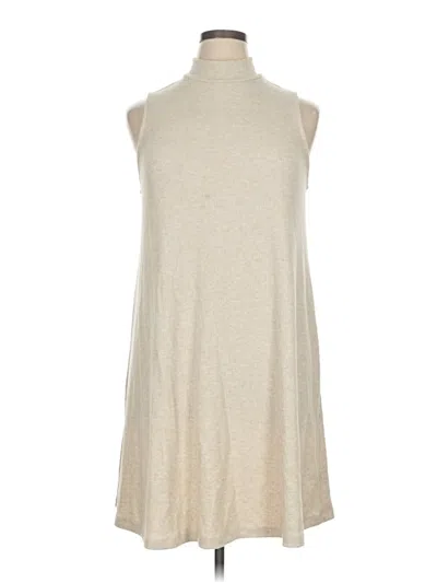 Pre-owned Time And Tru Casual Dress In Tan