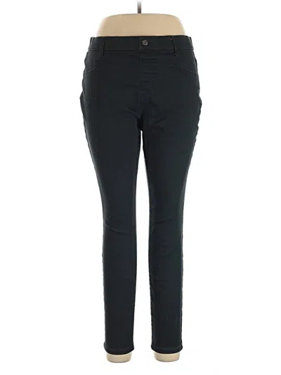 Pre-owned Time And Tru Casual Pants In Black
