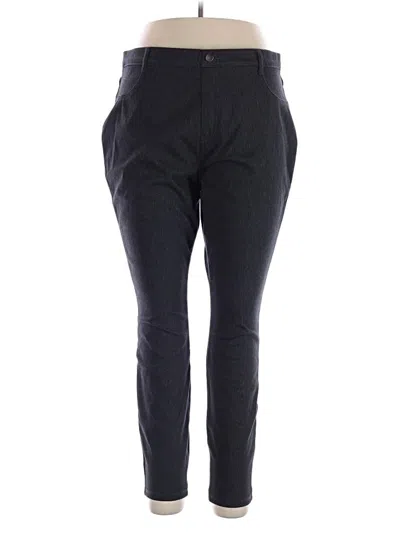 Pre-owned Time And Tru Casual Pants In Black