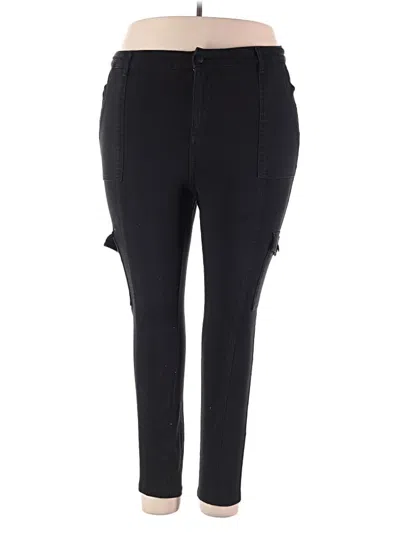 Pre-owned Time And Tru Casual Pants In Black