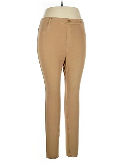 Pre-owned Time And Tru Casual Pants In Brown