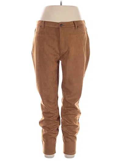 Pre-owned Time And Tru Casual Pants In Brown