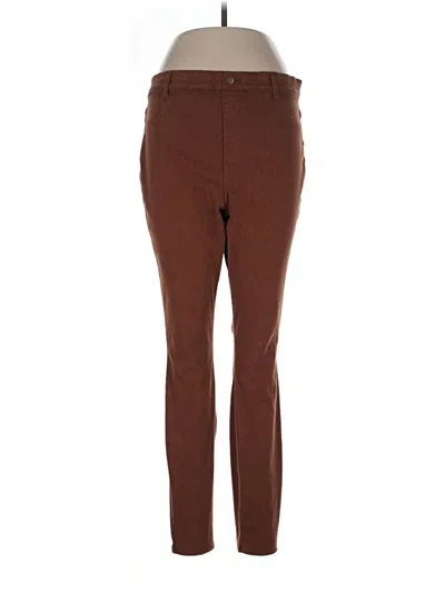 Pre-owned Time And Tru Casual Pants In Brown