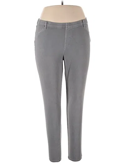 Pre-owned Time And Tru Casual Pants In Gray