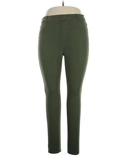 Pre-owned Time And Tru Casual Pants In Green