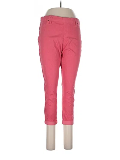 Pre-owned Time And Tru Casual Pants In Pink
