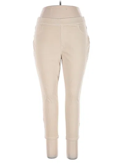 Pre-owned Time And Tru Casual Pants In Tan