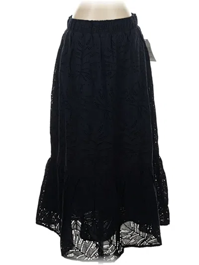 Time And Tru Casual Skirt In Black