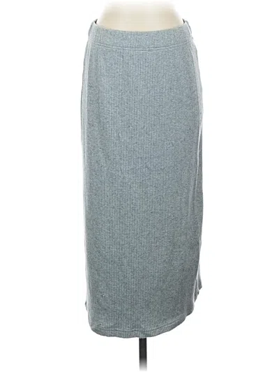 Pre-owned Time And Tru Casual Skirt In Gray