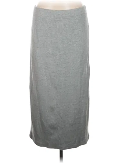 Pre-owned Time And Tru Casual Skirt In Gray