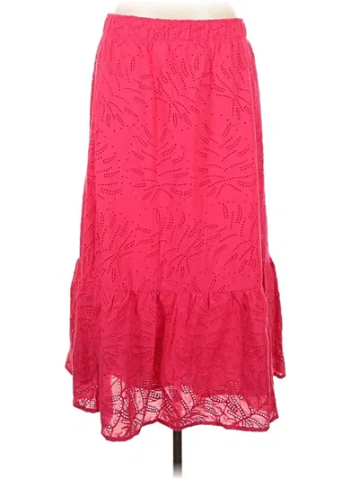 Time And Tru Casual Skirt In Pink