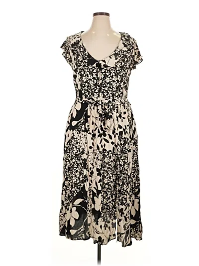 Pre-owned Time And Tru Cocktail Dress In Black