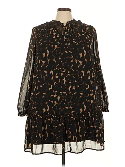 Pre-owned Time And Tru Cocktail Dress In Black