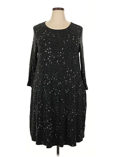 Pre-owned Time And Tru Cocktail Dress In Black