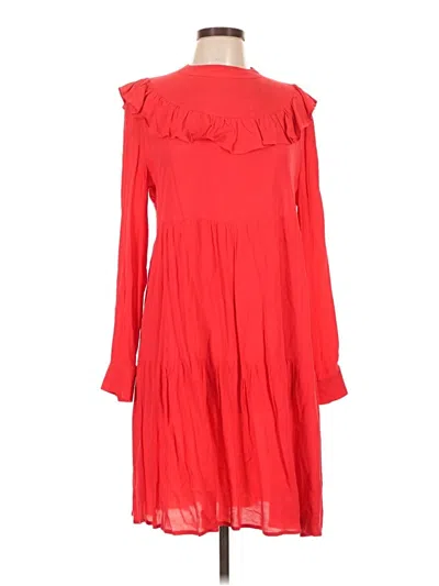 Pre-owned Time And Tru Cocktail Dress In Red