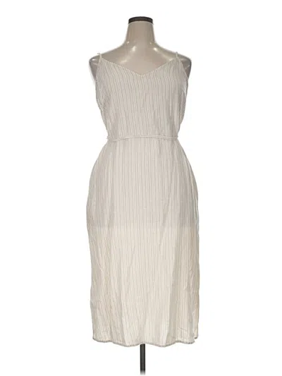 Pre-owned Time And Tru Cocktail Dress In White