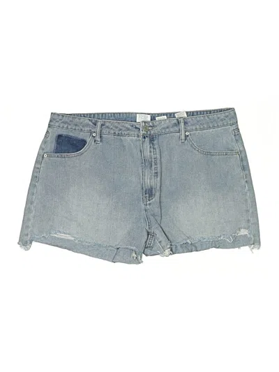 Pre-owned Time And Tru Denim Shorts In Blue