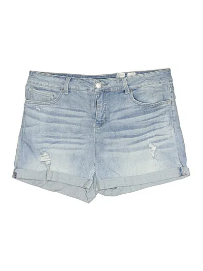 Pre-owned Time And Tru Denim Shorts In Blue