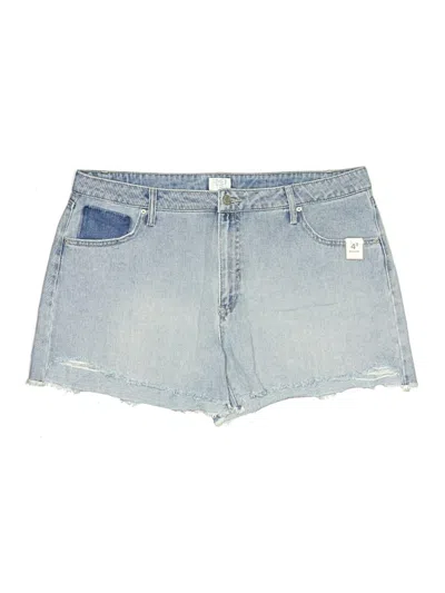 Pre-owned Time And Tru Denim Shorts In Blue