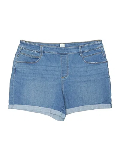 Pre-owned Time And Tru Denim Shorts In Blue