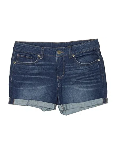 Pre-owned Time And Tru Denim Shorts In Blue