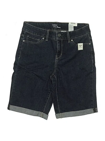 Pre-owned Time And Tru Denim Shorts In Blue
